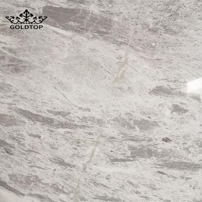 Natural Stone Polished/Honed Surface Black/White Elba Grey Marble Vanity Top for Wall/Floor/Interior Design/Home Decor
