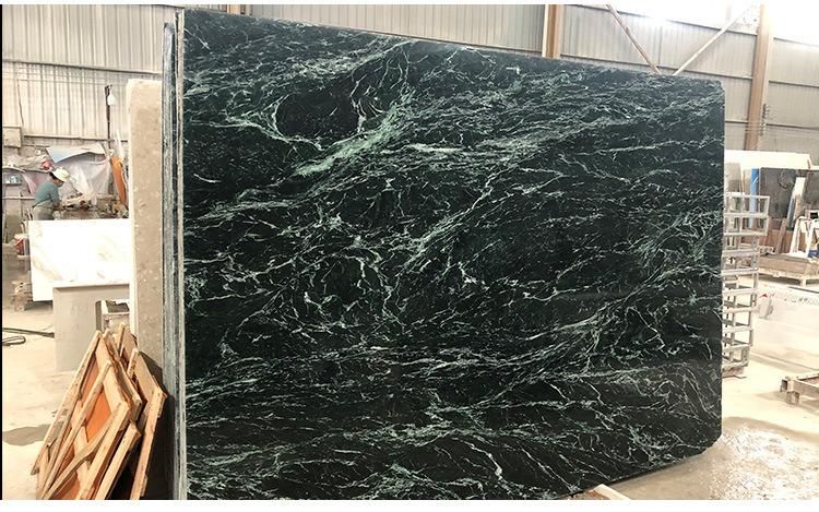 Grey/White/Black/Red/Brown/Green/Golden/Yellow Popular Chinese Dark Green Marble for Wall/Floor/Countertop Slab Panels for Home/Hotel Decoration