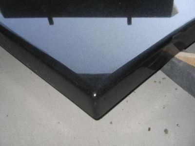 Real Shanxi Absolute Black Granite Stone Graveyard Headstone Tombstone Monument