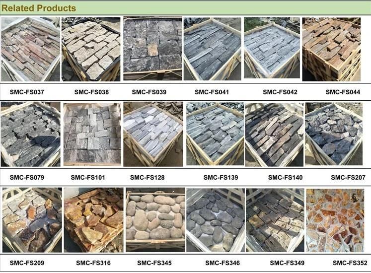 Grey Color Cement Wall Stone Panel/Ledger Stone/Stone Wall Cladding Ledgestone