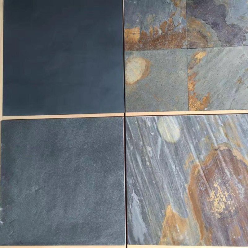 Cheap! Black / Yellow / Green Slate for Roofing, Flooring and Wall
