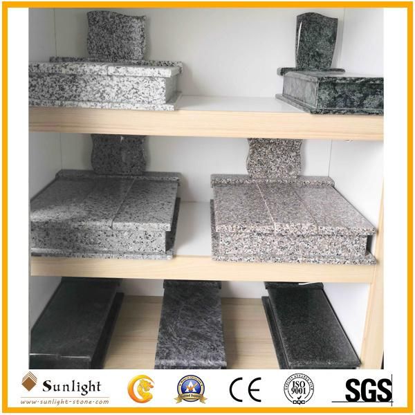 Unique Design Granite Cemetery Israel Headstone Tombstone Monument with Carving