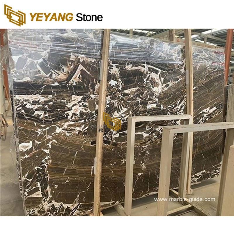 Antique River Marble for Floor/Wall Slabs/Tiles/Stairs/Mosaic/Vanity Black Marble Slabs