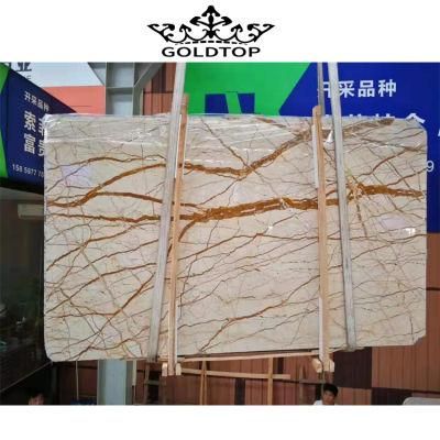 China Natural White/Grey/Black Stone Sofitel Gold Marble Worktops for Wall/Floor Tile Countertop/Vanity Top/Kitchen/Bathroom Building Material