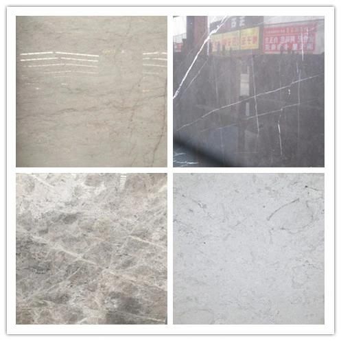 Best Flooring Choice Natural Carrara Grey Marble Tiles Polished Indoor Floor Tile