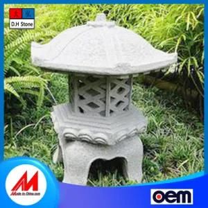 Made in China OEM Artificial High Pole Stone Lamppost