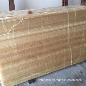 Yellow Marble Honey Onyx Slabs for Wall Tiles and Flooring