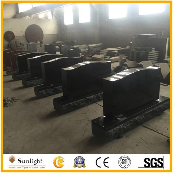 China Absolute Black Granite Monument /Tombstone/Headstone Slabs for Cemetery