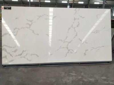 Carrara Quartz Stone Slab&amp; Tiles New Design Quartz Stone China Solid Surface