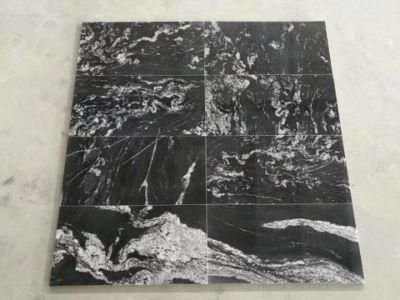 China Cosmos Black Granite Marble Slab for Floor Stone Tiles