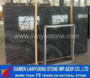 China Black Vein Marble Slab