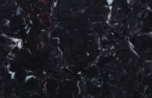 V118 Black Storm Big Slab Solid Surface, Artificial Stone for Kitchen/Bathroom