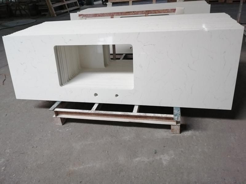 Customize White/Black/Grey/Beige/Yellow/Blue Granite/Marble/Quartz Stone Kitchen Bathroom Eased/Laminate/Bullnose Bar Vanity Island Table Work Countertops