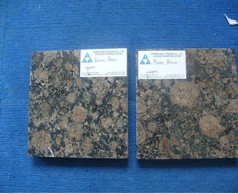 Natural Baltic Brown Granite Countertop for Kitchen and Bath Countertops Granite Stone Paving Slab