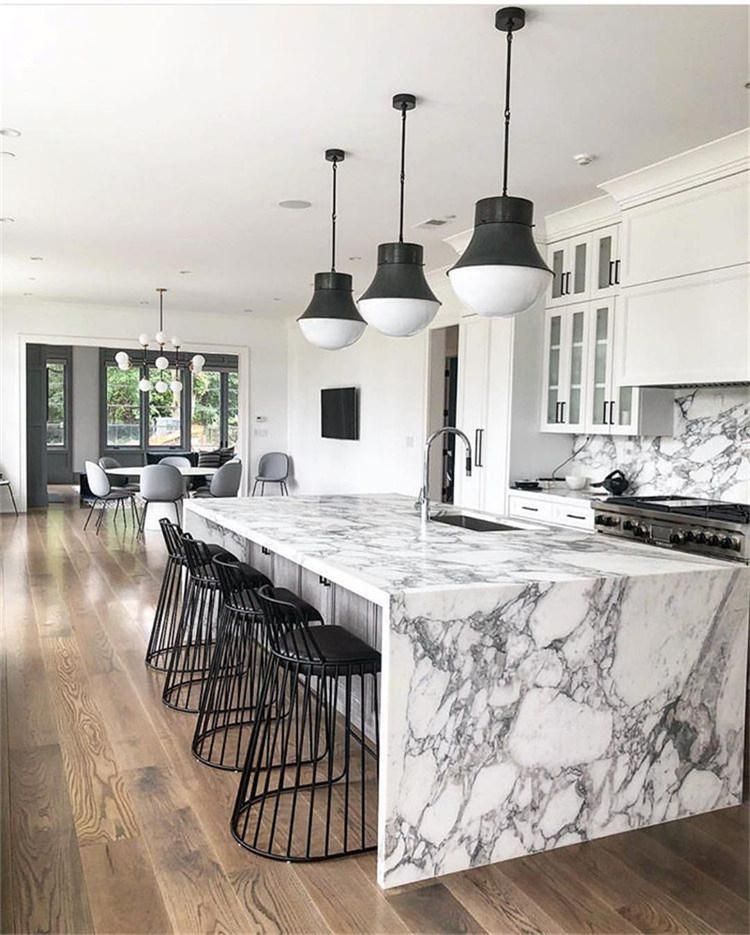 Imported Italy White Arabescato Carrara White Marble Slab
