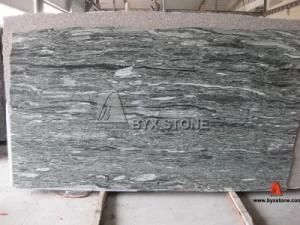 Seawave Green Granite Slab for Flooring, Countertop, Tombstone