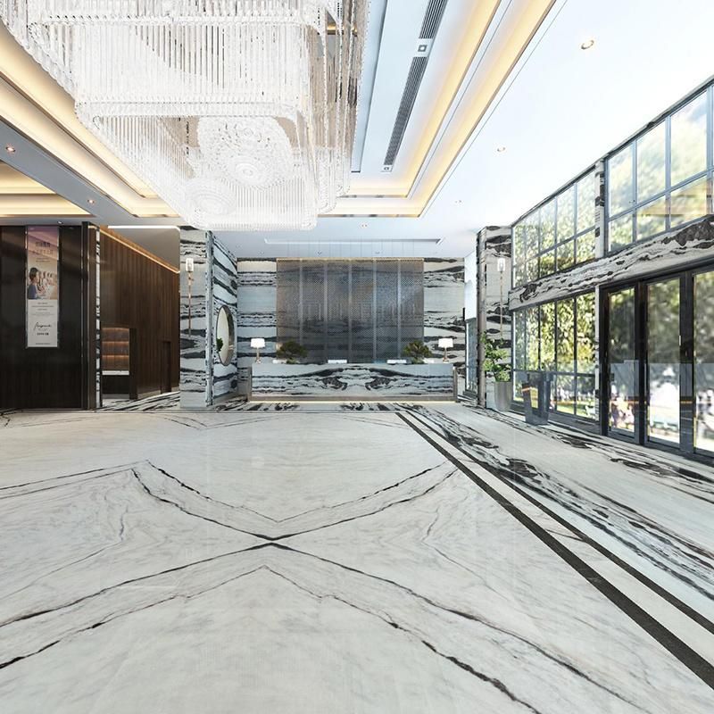 Landscape Painting Eurasian Wood Marble Tiles TV Wall Wall Panel for TV Natural Marble Stone Tiles Background Wall