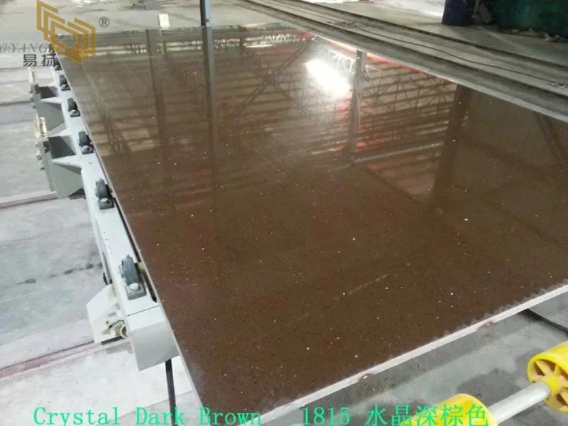 Artificial Grey/White/Black/Brown/Crystal Quartz Slabs for Countertops/Vanitytop/Worktops/Island/Table Design Wholesale