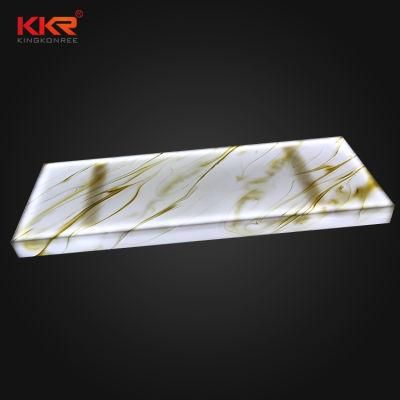 12mm Solid Surface Acrylic/Polyester Stone Countertop for Bathroom
