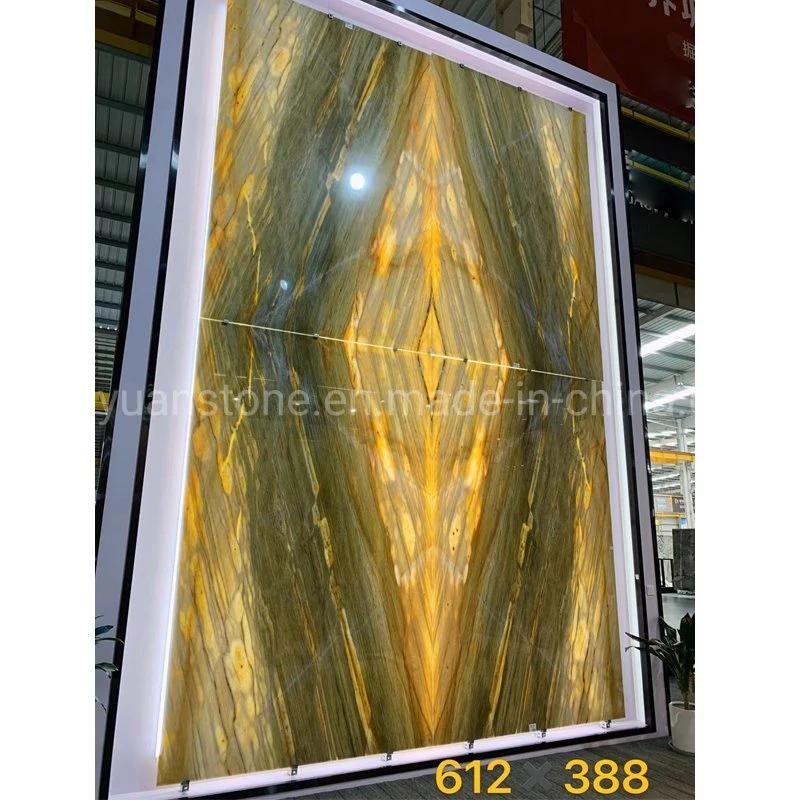 Brazilian Imported Natural Stone Green Marble Slab