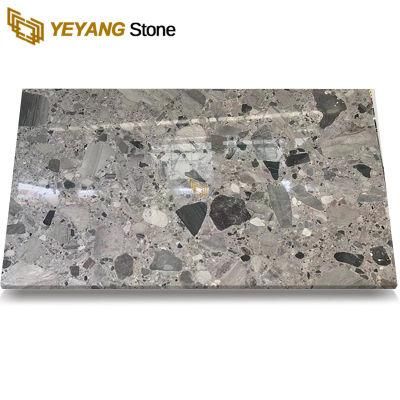 Natural Stone Grey Slab Marble for Table/Kitchen Cabinets/Countertop/Bathroom Vanity/Floor Wall Tile