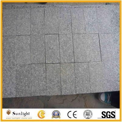 Natural Cheapest Flamed Grey Granite Driveway Kerb/Cube Paving Stones