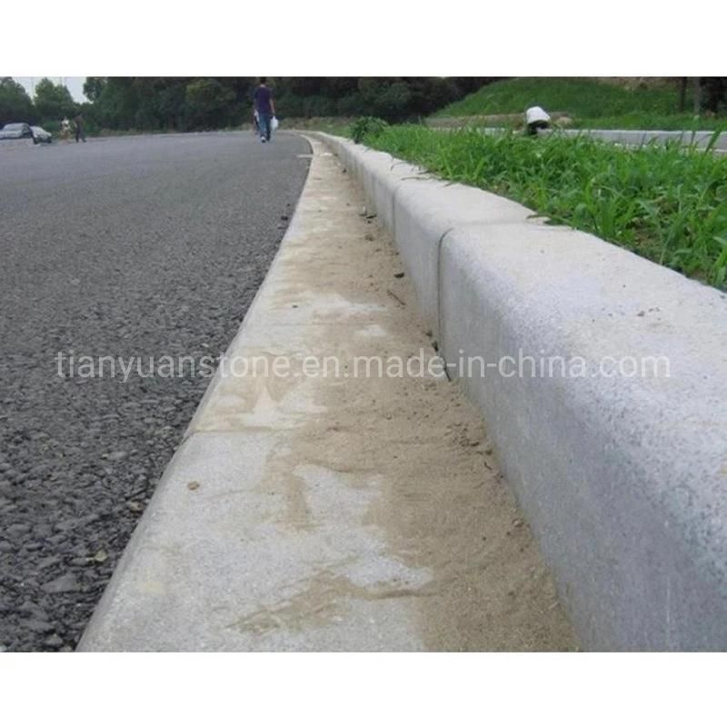 Chinese Split Edge G603 Grey Granite Kerbstone for Driveway Border