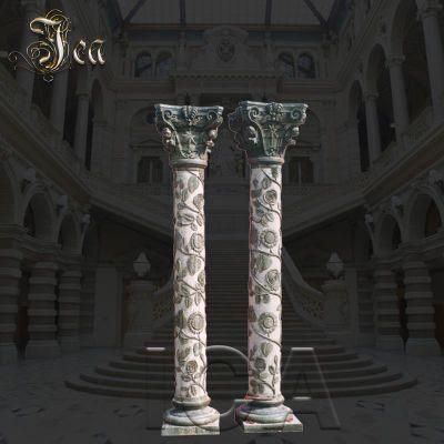 Hand Made Garden Decoration Product Marble Large Pillar