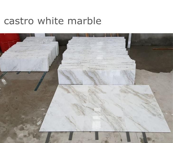 New Exclusive Castro White Marble Slabs/Tiles for Airport/Hotel/Hospital Project