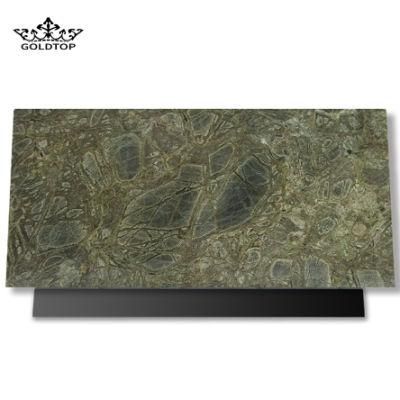 Persian Green Marble Vein Island Worktop Table Tops Bathroom Vanity Wall Panels Kitchen Countertops Natural Stone Slab Marble Tiles