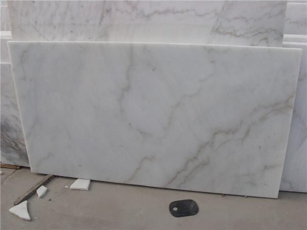 White Stone Tiles Guangxi White Marble for Bathroom