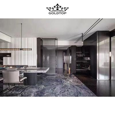Luxury Natural Blue Marble Tiles for Villa Hotel Decoration