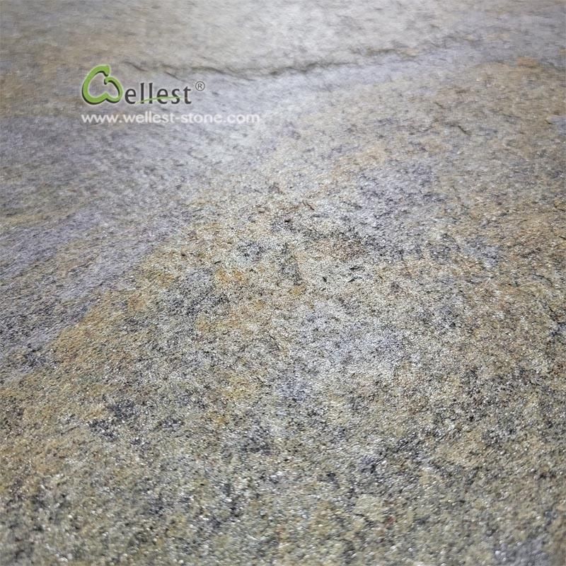 Non- Radiative Golden Galaxy Interior Decoration 2mm Wall Panel Flexible Natural Ultra Thin Stone Veneer Stone Panel