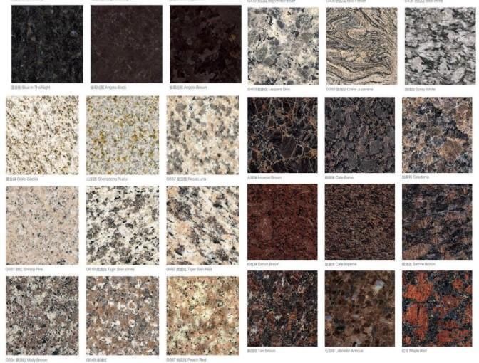 G603/G602/G562/G682/G664/G654/G655/G687 Granite Slab/Tiles/Treade/Staris Yellow/Red/White/Black/Grey/Pink/Green/Brown/Beige/Blue Granite Countertop