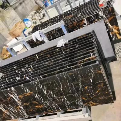 Golden Portoro Marble Slabs for Hotel Design/Decoration
