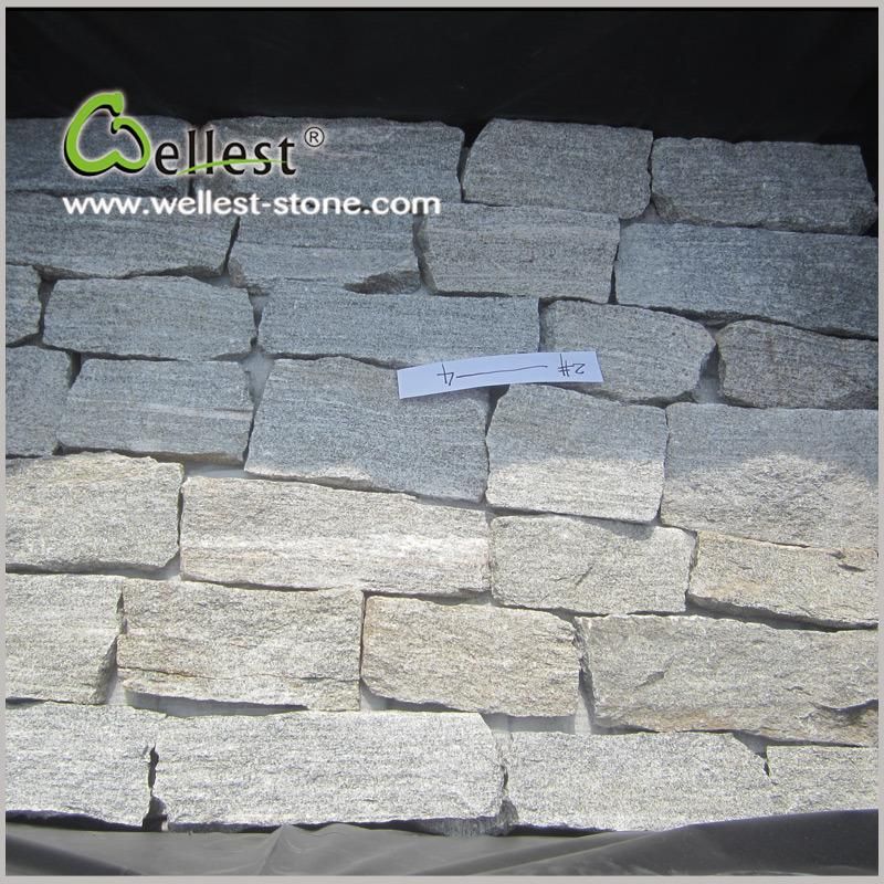 Light Grey Vein Small Strip Colonial Walling