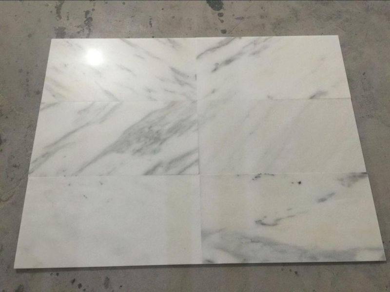Natural Chinese Eastern White Carrara Oriental White Marble Tiles /Slabs
