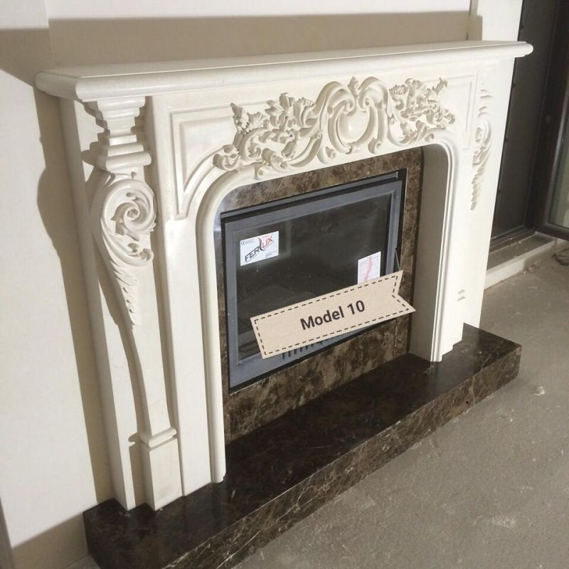 Fireplace Marble Fireplace Hand Carved Europen