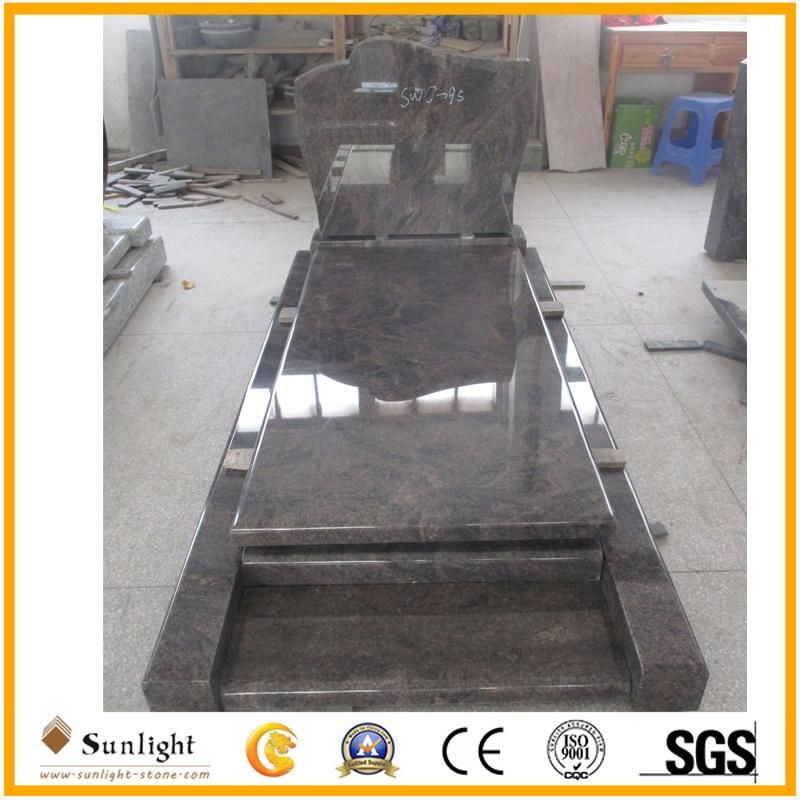 Natural Stone Himalaya Blue Granite Memorial Tombstones and Monuments