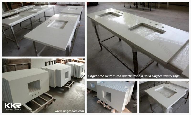 Artificial Stone Bathroom Vanity Kitchen Top Countertop