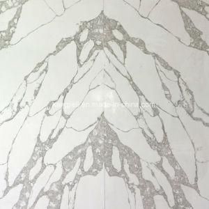 20mm/30mm Thickness Book Matching Calacatta Quartz Stone/Quartz Slab