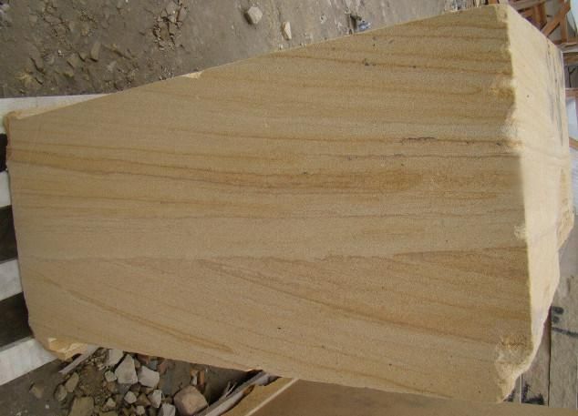 Wooden Yellow Sandstone for Floor/Wall Tile Building Materials