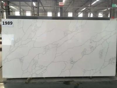 High Quality 1989 Artificial Quartz Stone Slab Used for Decoration