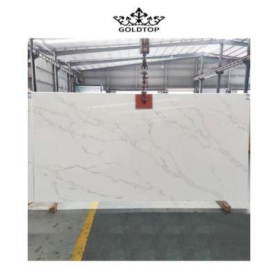 Home Decoration Artificial Stone Polished/Honed Surface Kitchen/Bathroom Countertop Mvjay Quartz for Home