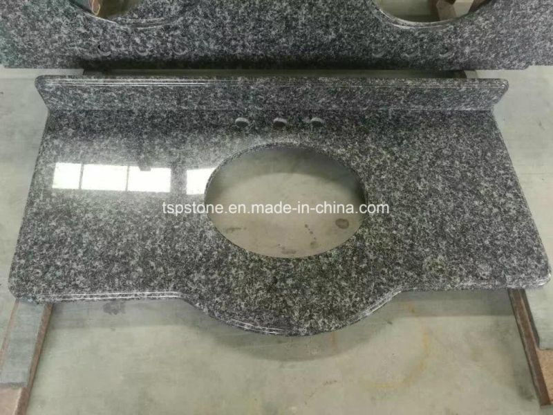 Black Natural Granite Vanity Top for Bathroom