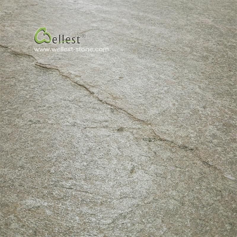 Natural Slate Rose Gold Flexible Ultra Thin Stone Veneer Wall Panel