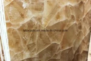 Yellow Color Marble Backlit Yellow Onyx for Hotel Wall Decoration