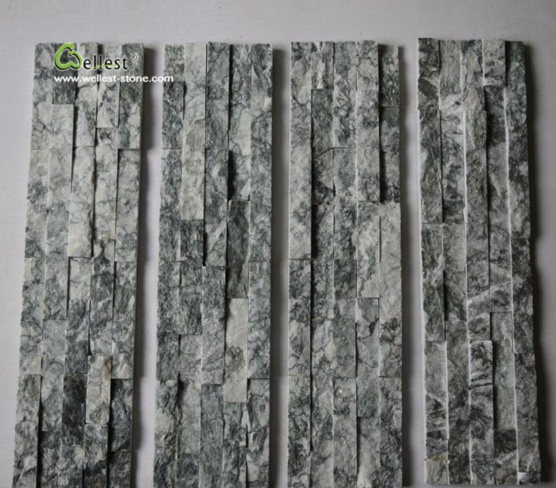 Poetic Lotus Green Marble Culture Stone for Wall Decorating/Cladding