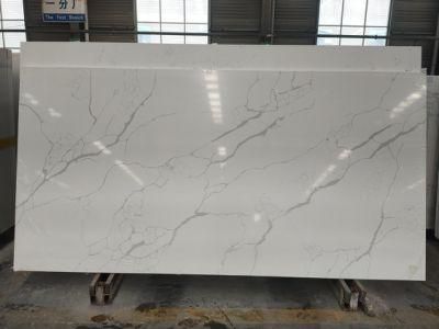 Worktop Material Calacatta Quartz Stone with Natural Veins