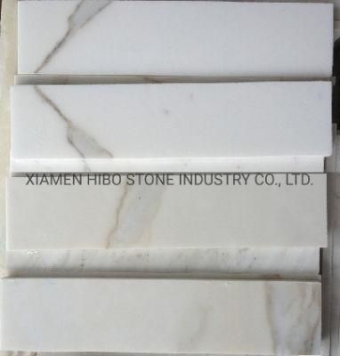 Calacatta Gold/Carrara White/Oriental White 3X12/12X12 Marble Backsplash/Wall/Floor Tile